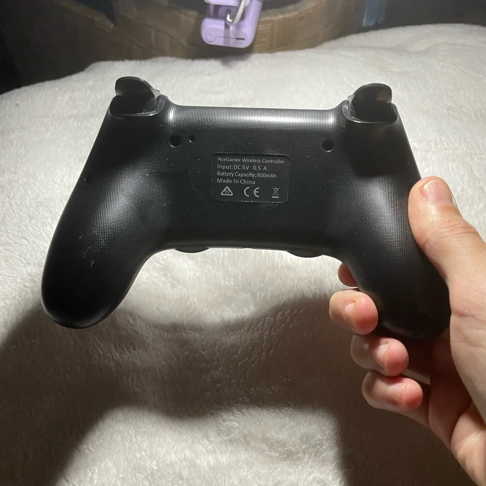 Unused Wireless PlayStation Controller With Akatsuki Cloud Design